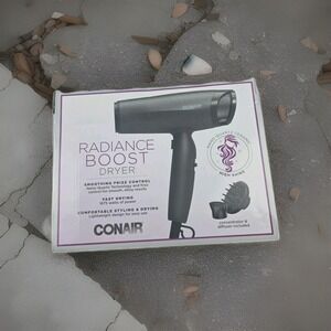 Radiance Boost Charcoal Gray Hair Dryer